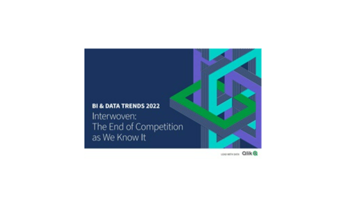 BI and Data Trends 2022 Interwoven: The End of Competition as We Know It