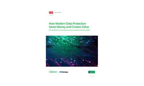 CIO.com white paper: Modern data management with NetApp and Veeam paves path to digital transformation