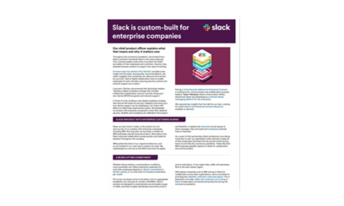 Slack is Custom-Built for Enterprise Companies