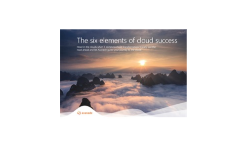 The six elements of cloud success